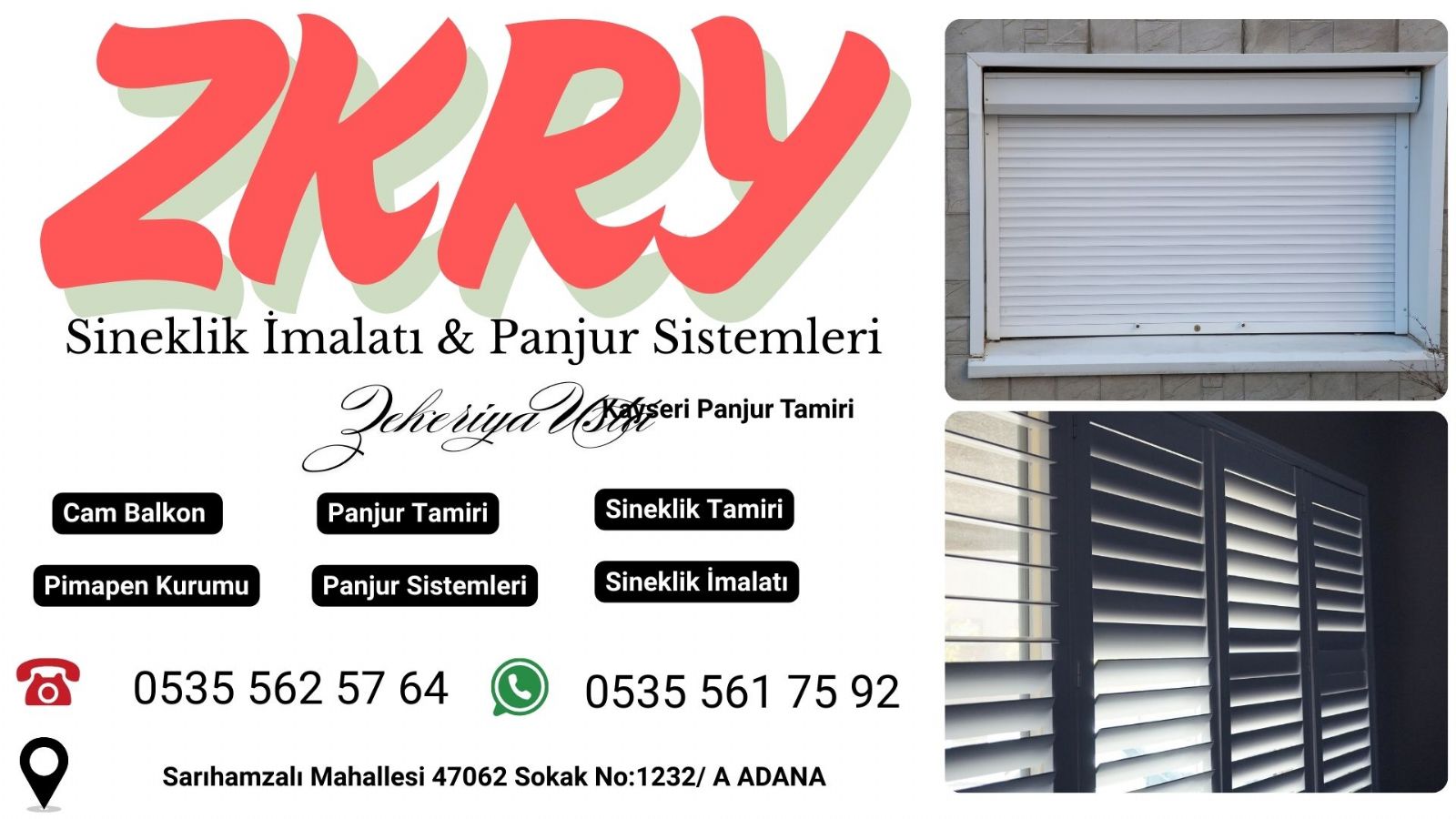 Adana Panjur Tamiri